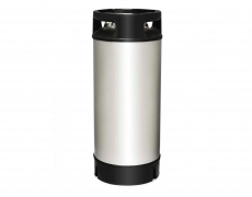 Stainless steel barrel 18 liters NC with rubber collar